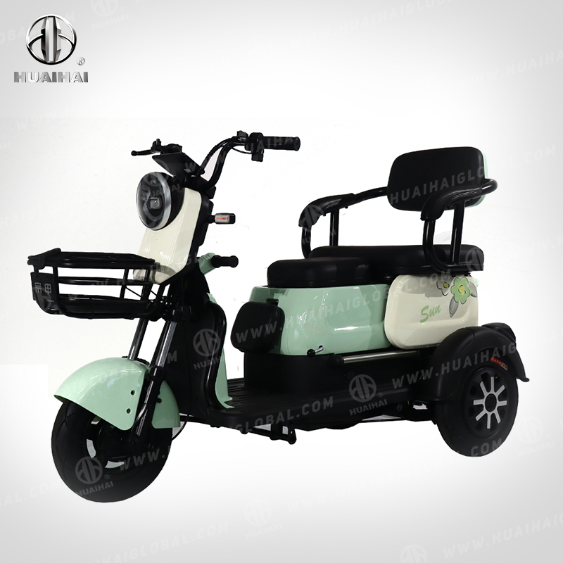 XJIE Tricycle Electric Scooter Bike
