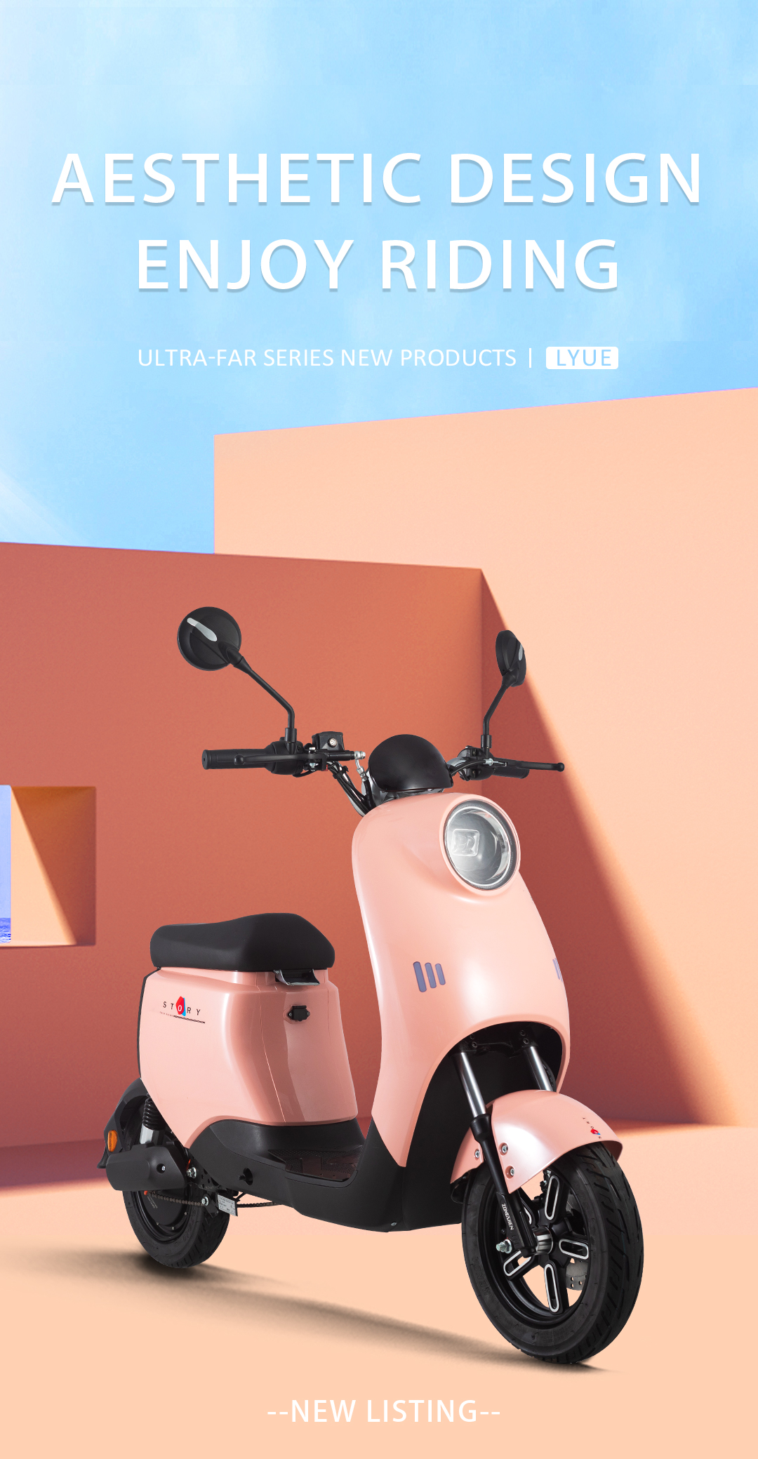 LYUE môtô elektrika scooter