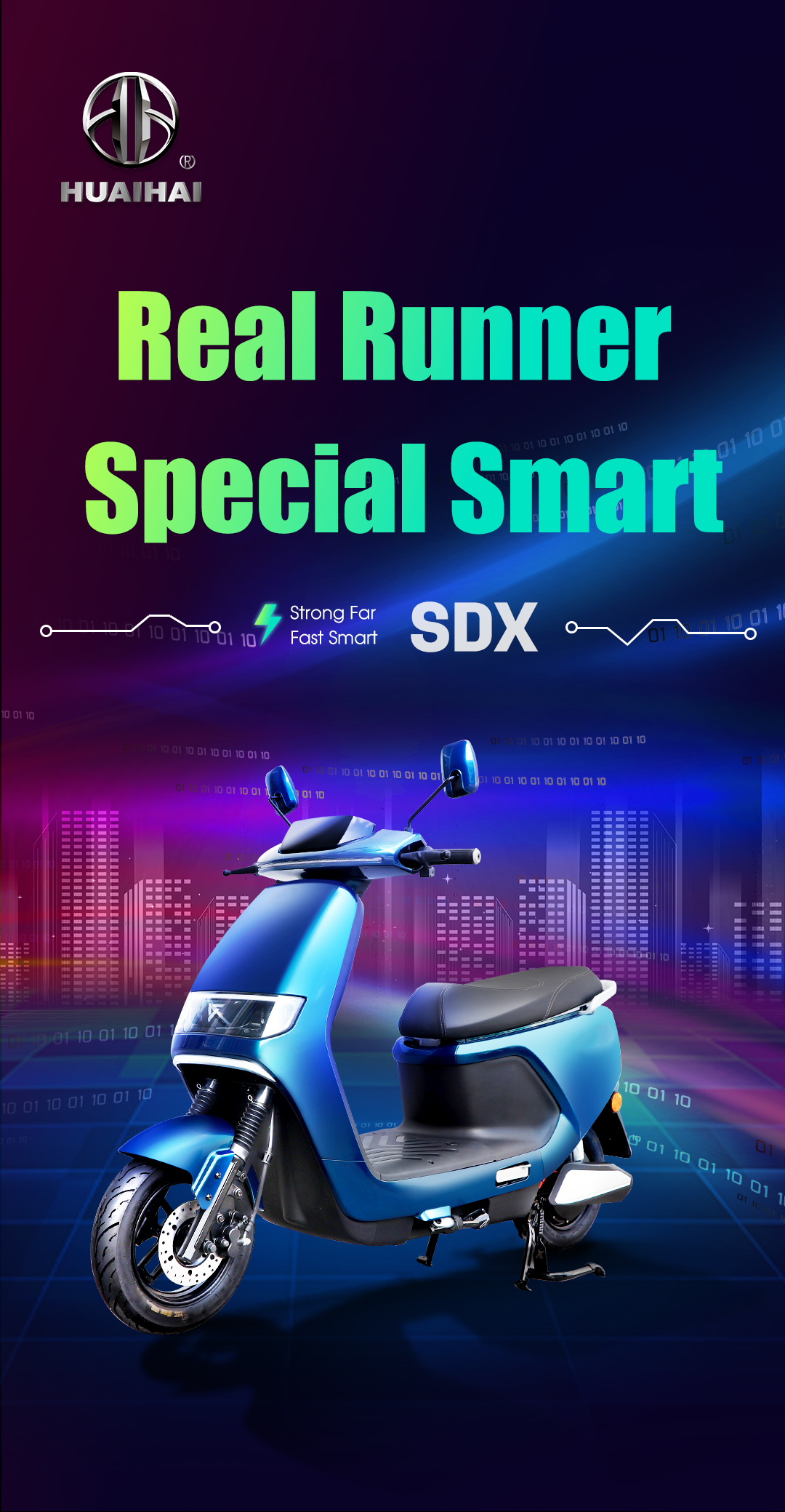 SDX elektriese motorfiets bromponie